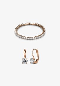 Non sélectionné, couleur or rose / cristal