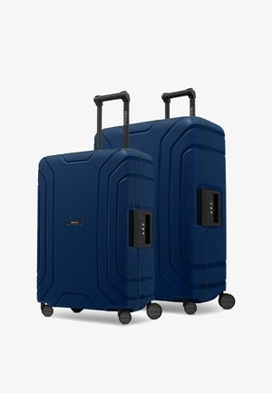 Redolz, ESSENTIALS 15 4-ROLLEN KOFFERSET 2TLG. MIT DREIPUNKTVERSCHLUSS UNISEX - Set de valises - navy blue