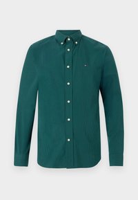 Tommy Hilfiger MICRO GINGHAM SHIRT - Camicia - ornamental green