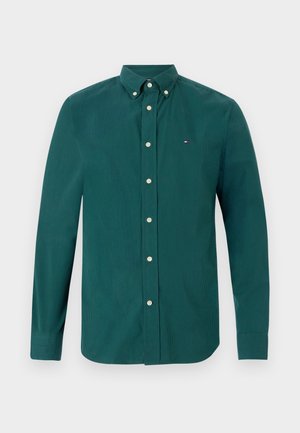 Tommy Hilfiger MICRO GINGHAM SHIRT - Camisa - ornamental green