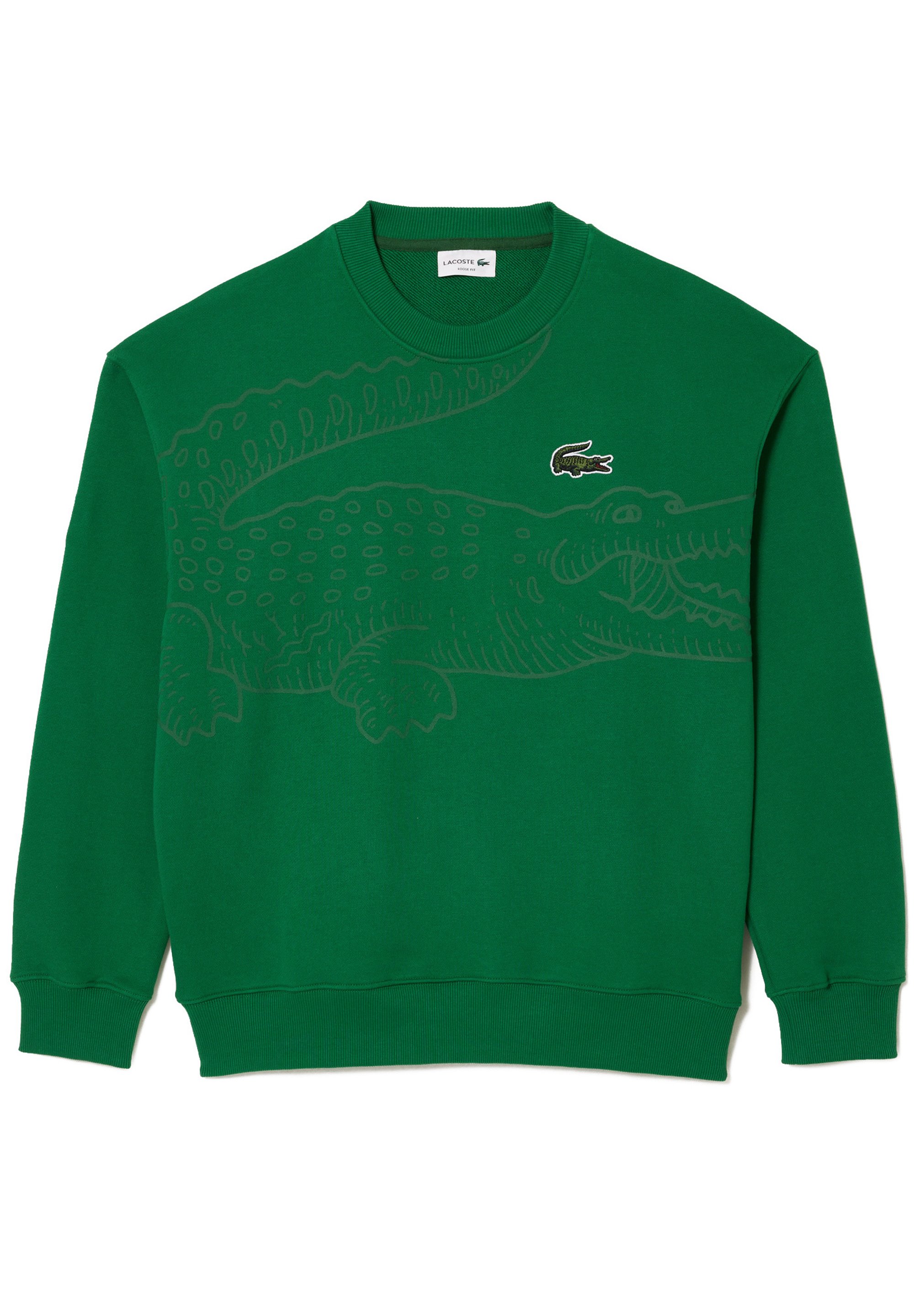 Lacoste Zalando Pullover GrÃ¼n Lacoste CROC UNISEX Sweatshirt Vert