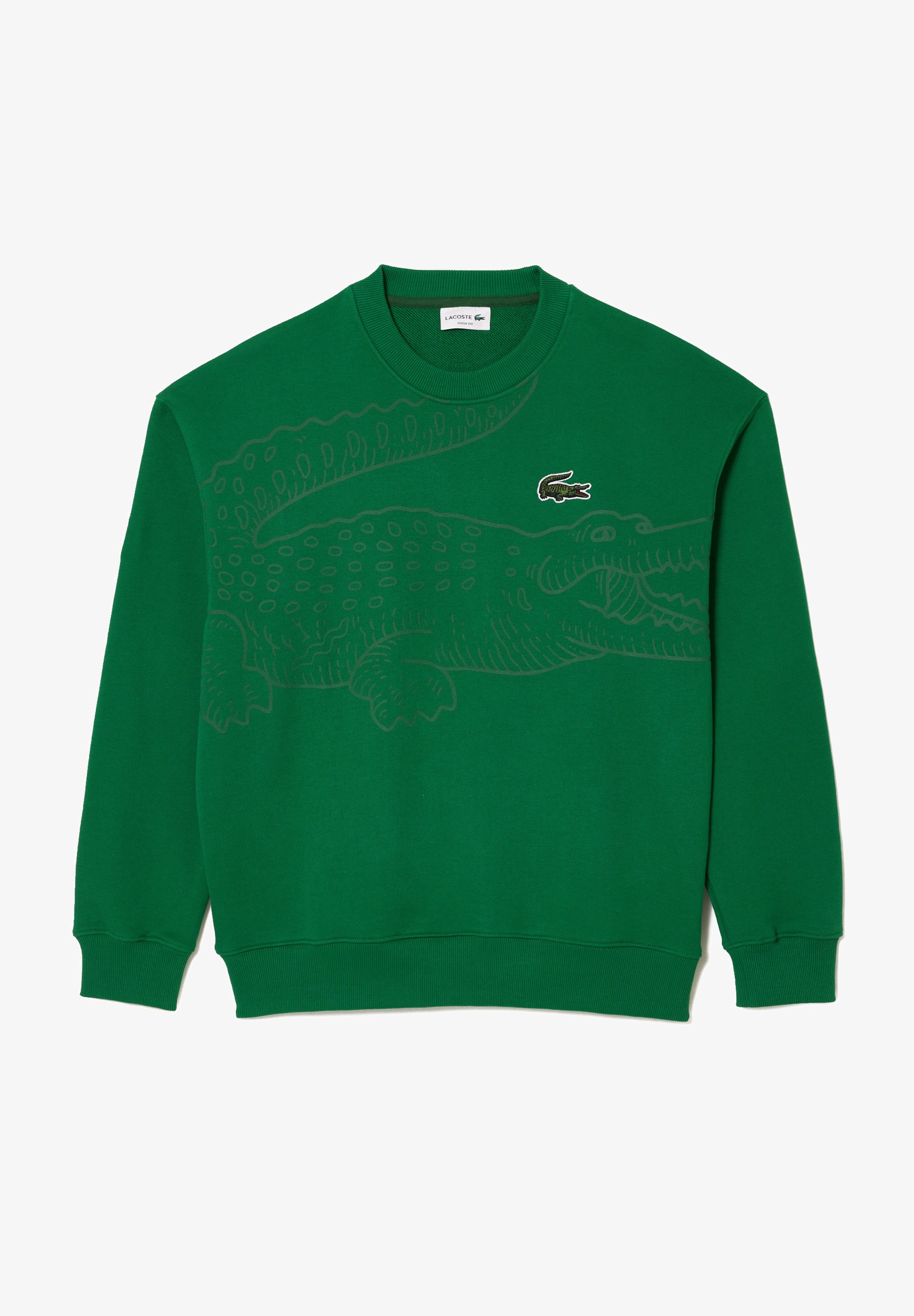 Lacoste Zalando Pullover Grün Lacoste CROC UNISEX Sweatshirt Vert