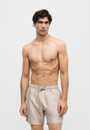 Pegador, LOGO SWIM - Short de bain - warm taupe/cream