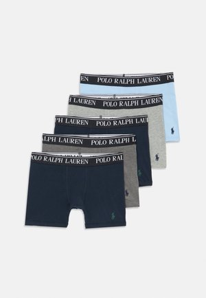 5 PACK - Široké boxerky - office blue/off white/light blue