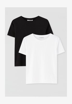 Pack of two basic cotton t-shirts - T-shirt basic - white