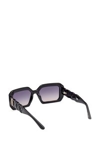 Guess IN INIETTATO PER - Ochelari de soare - nero lucido grigio fumo sfumato