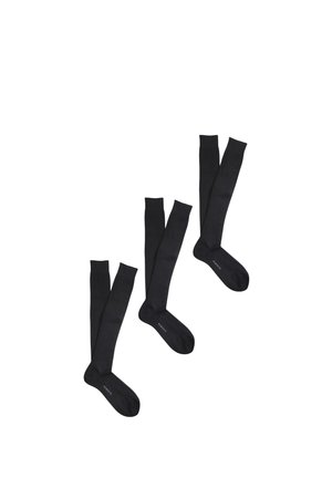 3 PACK FILO DI SCOZIA - Calzettoni - antracite