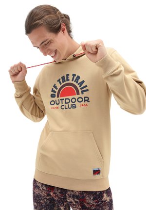 Vans OUTDOOR CLUB PO - Jersey con capucha - medium brown