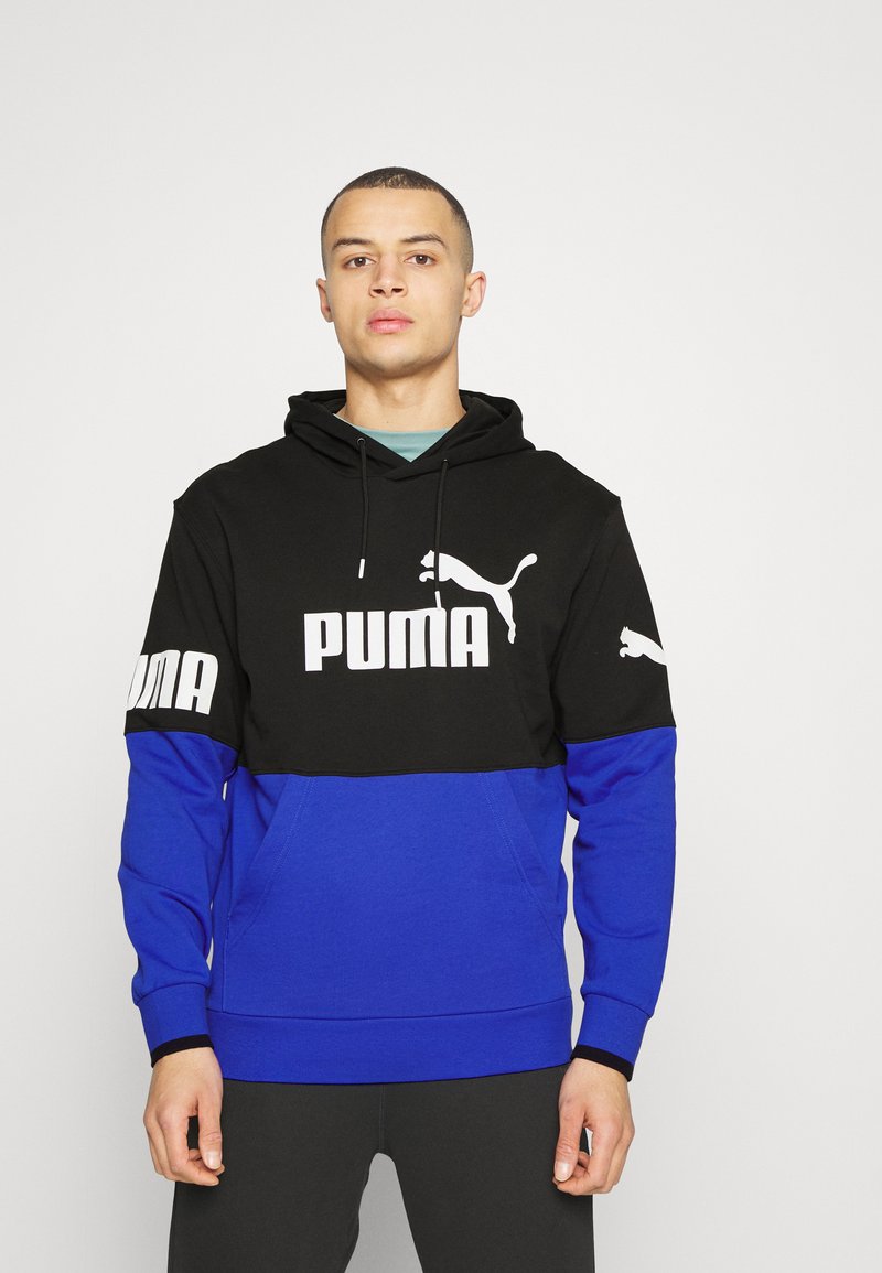 Puma POWER COLORBLOCK HOODIE Sweater royal sapphire/blauw Zalando.be