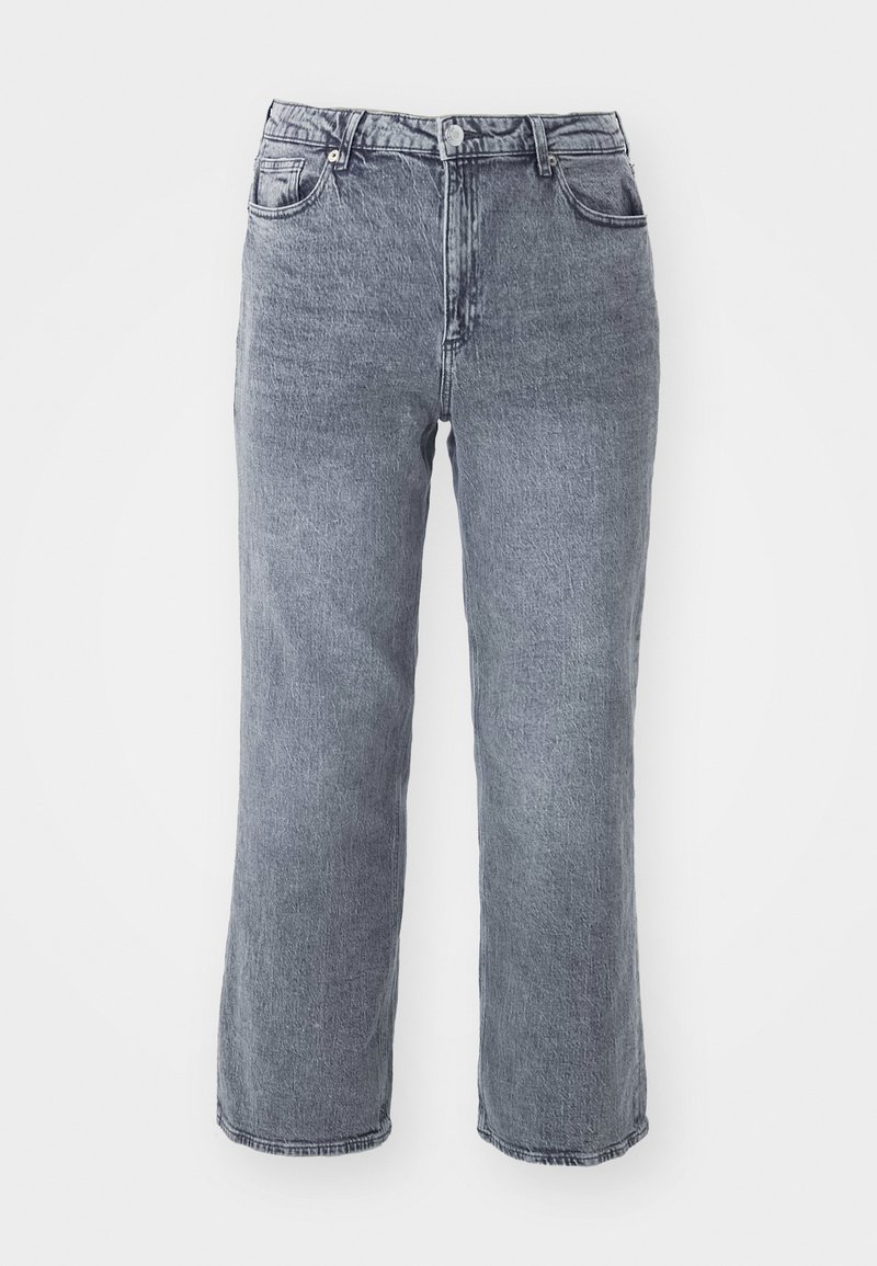 Vero Moda Curve VMTESSA WIDE CURVE Wide Leg medium grey/grey