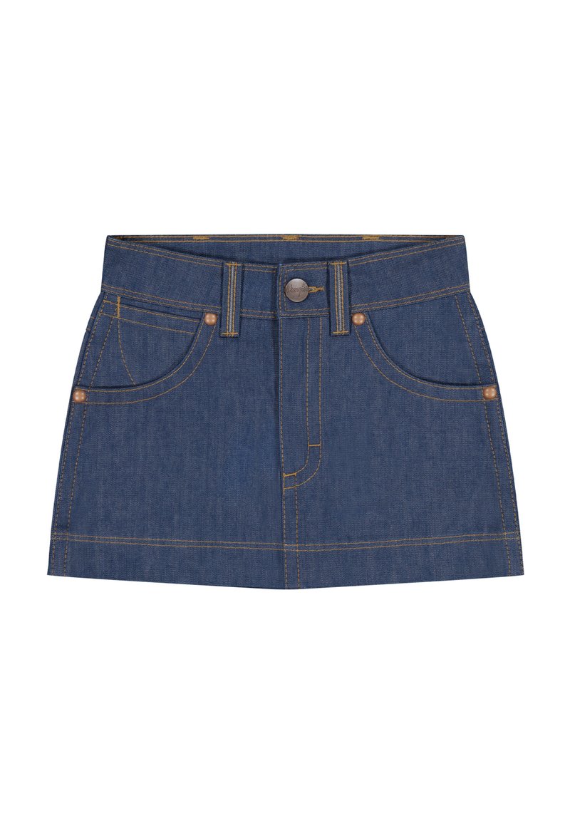 Wrangler - Spódnica mini/niebieski denim - Zalando.pl