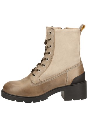 Schnürstiefelette - light grey