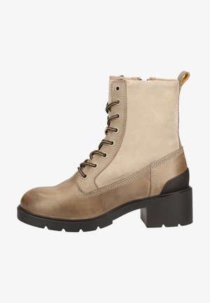 camel active Lace-up ankle boots - light grey