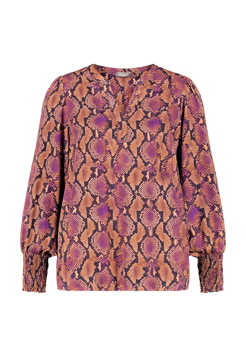 Samoon Blouse lichtbruin