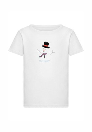 T-shirt print - white