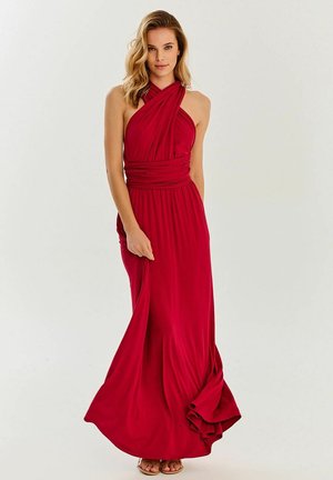 INFINITY - Maxi šaty - dark red
