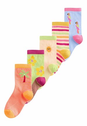 RICH PARROT FLOWER 5 PACK   - Ponožky - multi