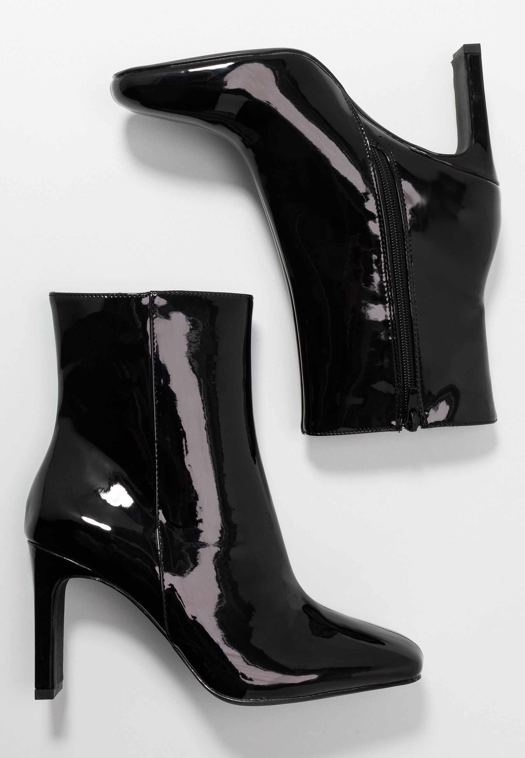 Nly by Nelly SQUARED TOE BOOT Enkellaarsjes met hoge hak Nly by Nelly SQUARED TOE BOOT Enkellaarsjes met hoge hak