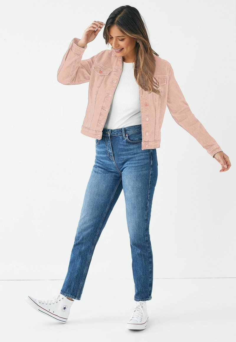 Next Denim jacket blush pink fuller bust/pink Zalando