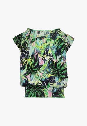 HOLLY - Print T-shirt - multicolor green