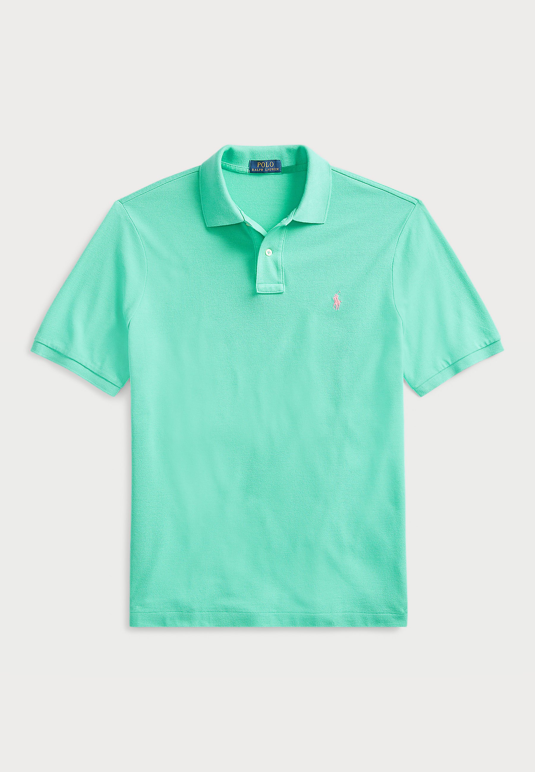 Polo Ralph Lauren SLIM FIT MESH POLO SHIRT - Koszulka polo/błękit