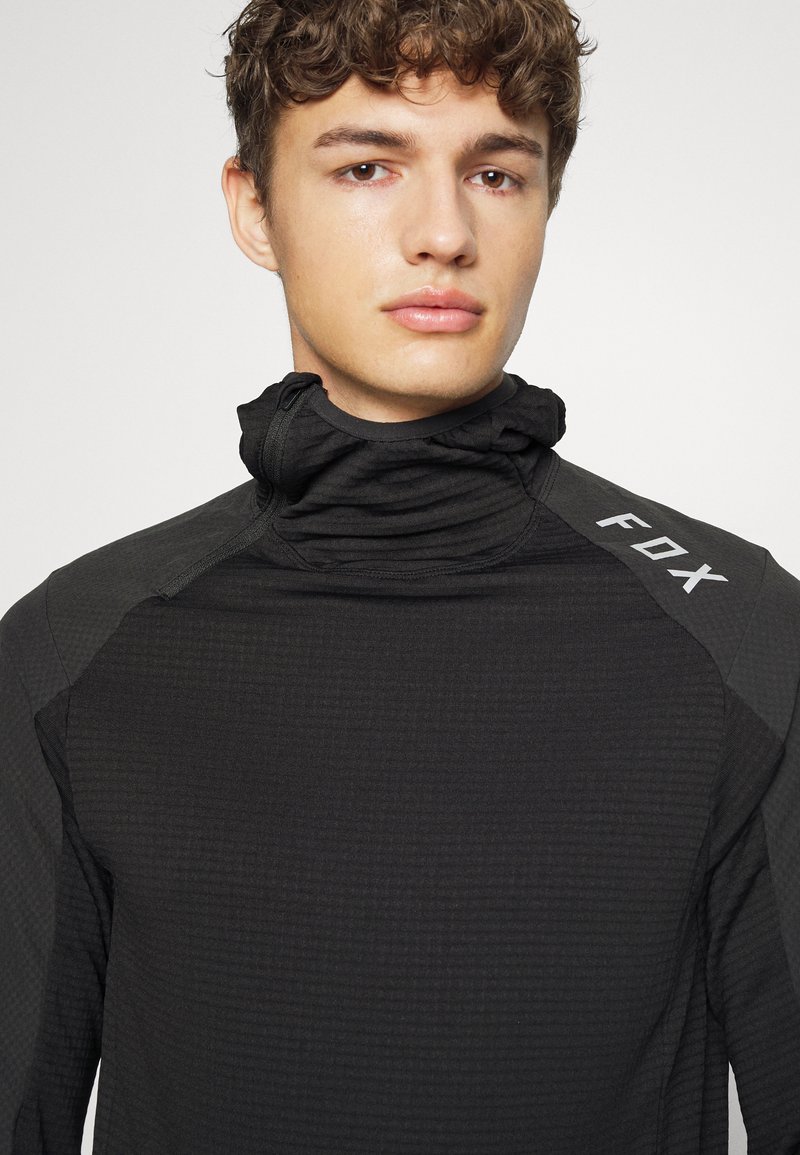 Fox Racing DEFEND THERMO HOODIE - Long sleeved top - black - Zalando.de