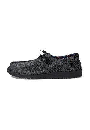 Wendy Sox - Slip-On Schuhe - Slipper - micro total black