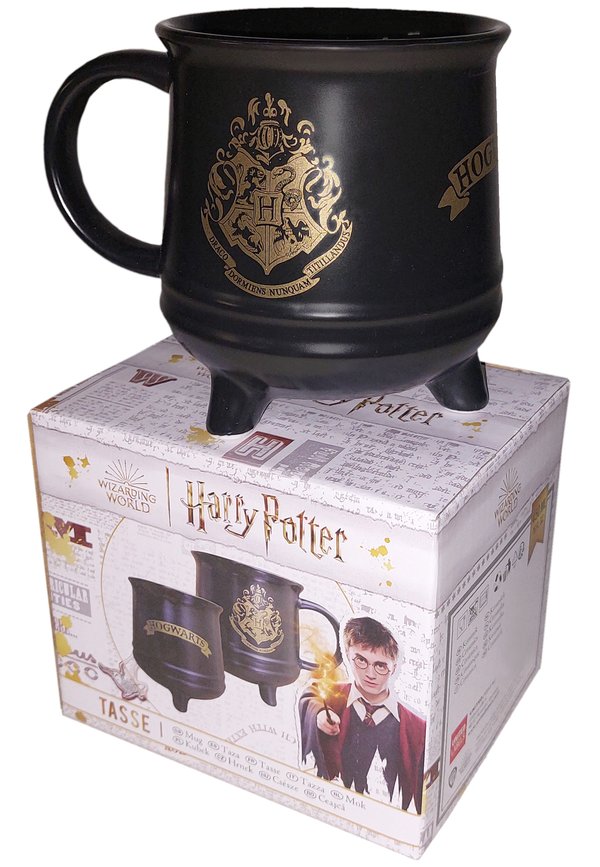 HARRY POTTER-HOGWARTS ZAUBERKESSEL HEXENKESSEL - Trinkflasche - schwarz