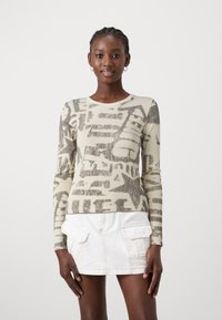 BDG Urban Outfitters STAMP TEE - Camisola de manga comprida - ecru