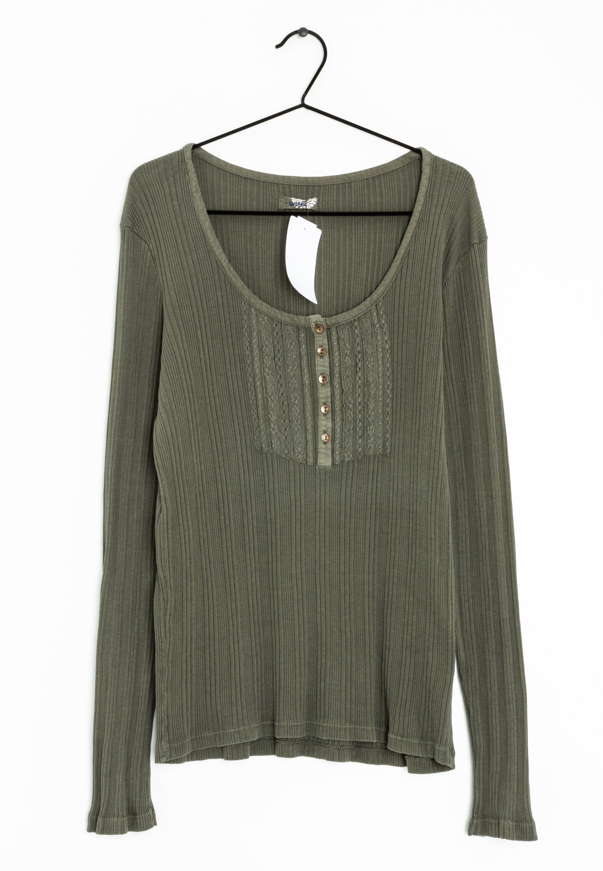 Oversize Pullover Closed Pullover Damen GrÃ¼n V Ausschnitt