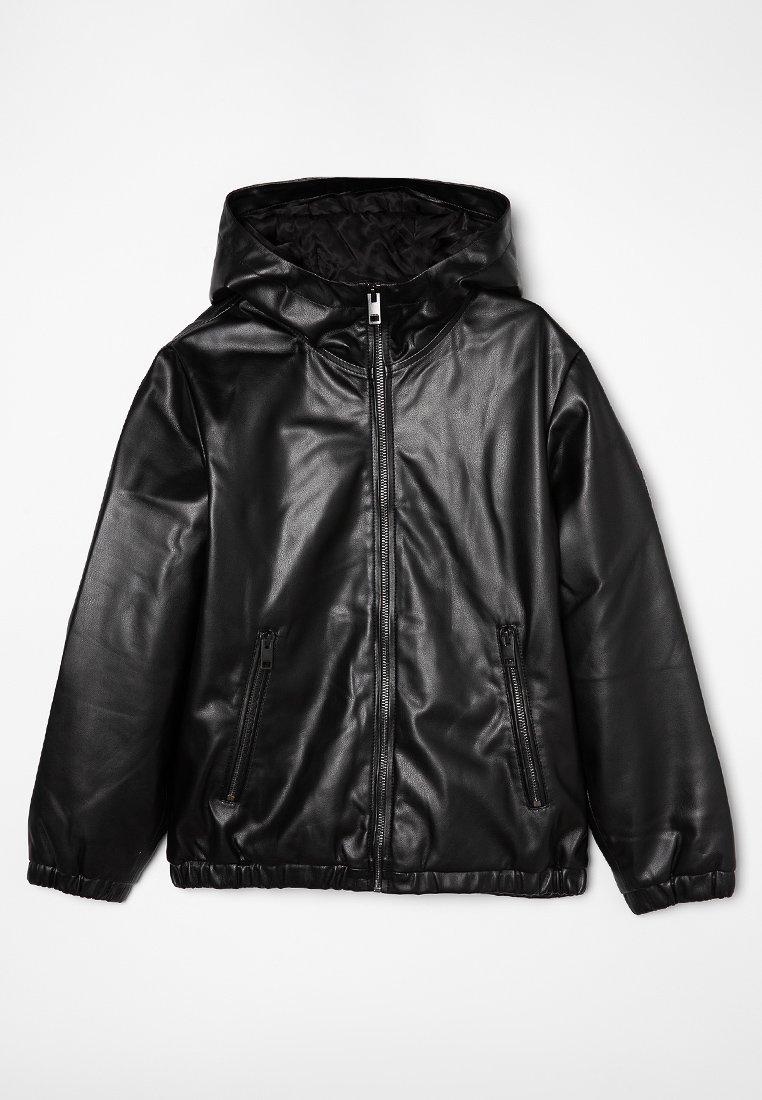 Diesel Imitatieleren jas zwart Diesel Imitatieleren jas zwart