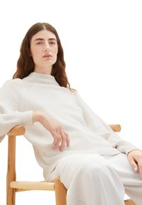 TOM TAILOR Strickpullover - weiß