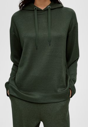 Kapuzenpullover - mottled green