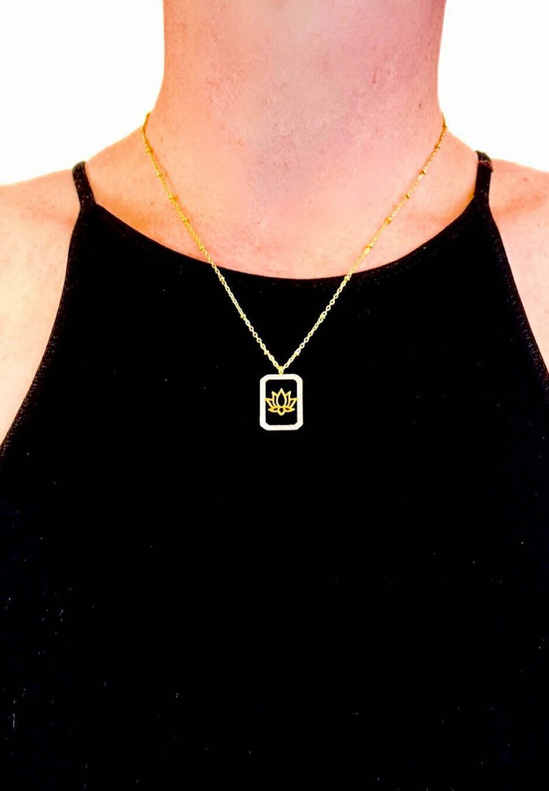 Cala Rose HALSKETTE LOTUS - Necklace - gold-coloured