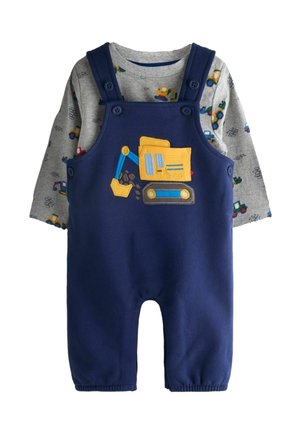 REGULAR FIT - 2-PIECE TURN UP  SET  - Montérky - navy blue digger