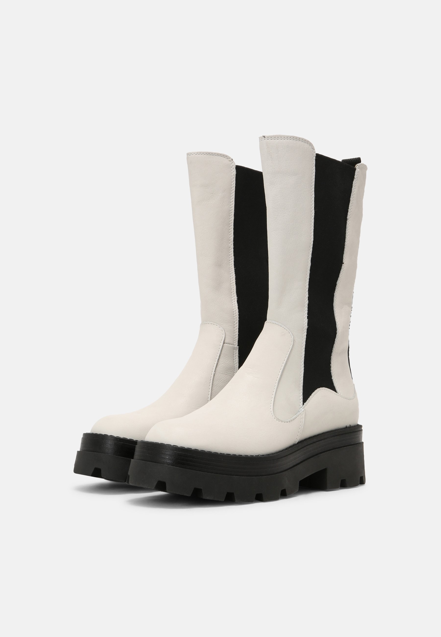 MJUS Botas con plataforma - panna/blanco - Zalando.es