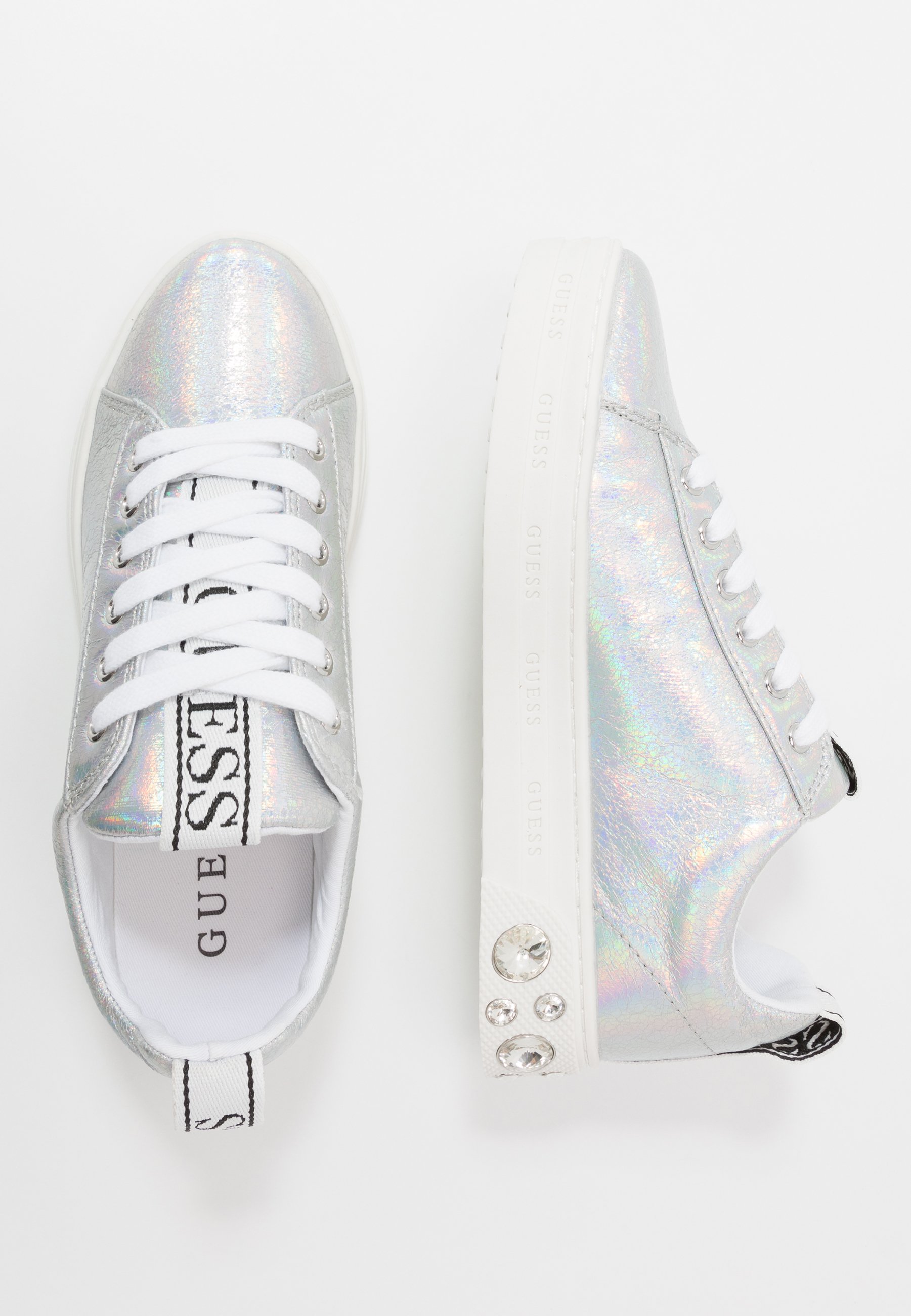 Tenis Guess Plateados Sale, 50% OFF | www.ingeniovirtual.com