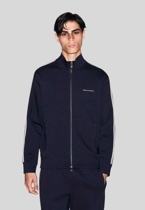 Sweater met rits - deep navy