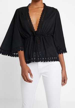 Top s dlouhým rukávem - black