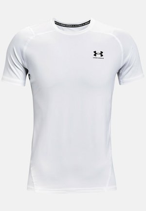 Under Armour FITTED - Sport T-Shirt - white