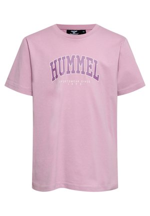 HMLFAST  - T-Shirt print - mauve shadow