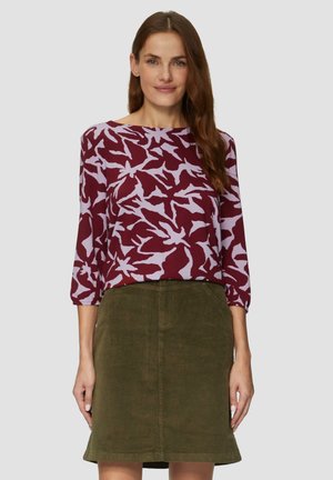 Long sleeved top - rubinrot