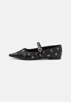 CELINNE B.E.D FOAM - Ankle strap ballet pumps - other black