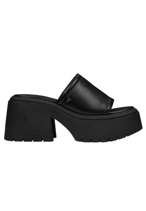 CONFESSION - Muiltjes met hak - black