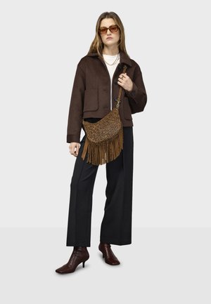 nat & nin LUNE FRANGE - Borsa a tracolla - leopard