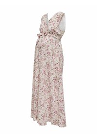 ONLY MATERNITY NORMAL GESCHNITTEN V-AUSSCHNITT  - Maxi šaty - rose smoke
