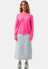 Authentic Cashmere Strickpullover - neon pink