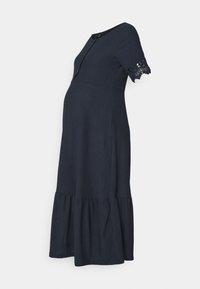 VMMOBY MIDI DRESS - Rochie din jerseu - navy blazer