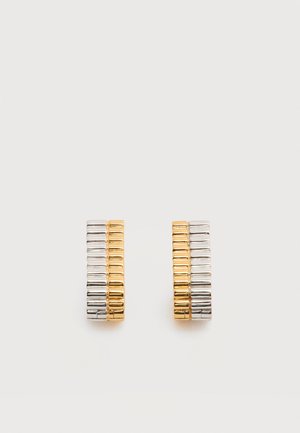 TUBE BEAD U EARRINGS - Kõrvarõngad - silver-coloured/gold-coloured