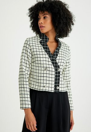 Just Like You PLAID   - Blazer - white